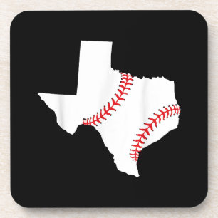 Texas Honkbal Staat grappig Texas Honkbal Bier Onderzetter