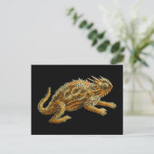 Texas Horned Lizard Briefkaart (Staand voorkant)