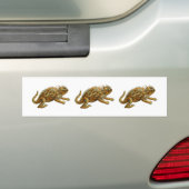 Texas Horned Lizard Bumpersticker (Op auto)