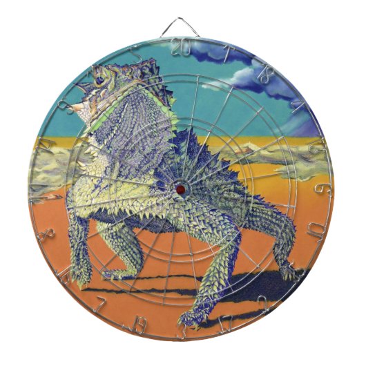 Texas Horned Lizard Dartbord (Voorkant)