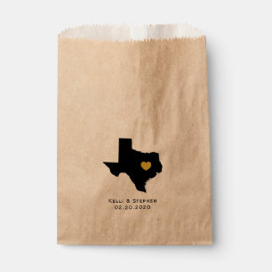 Texas Huwelijksgunst Treat Sacks, Gift Tassen Bedankzakje