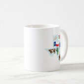 Texas Icons Café Mug (Devant droit)