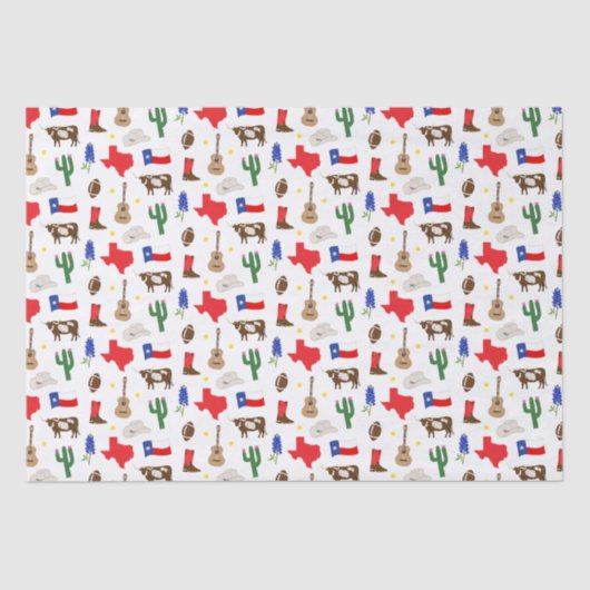 Texas Icons Tissuepapier (Voorkant)