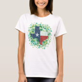 Texas in Clover - St. Patrick's Day T-shirt (Voorkant)