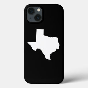 Texas in White en Black iPhone 13 Hoesje