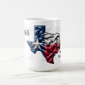 Texas Independence Day Ceramic Mug (Centre)