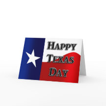 Texas Independence Day Kaart