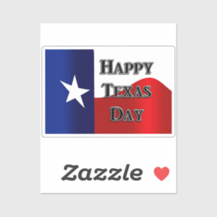 Texas Independence Day Sticker