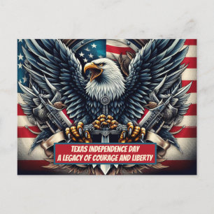 Texas Independence Een erfenis van moed en vrijhei Briefkaart
