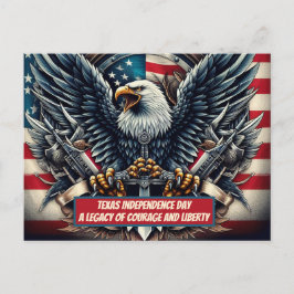 Texas Independence Een erfenis van moed en vrijhei Briefkaart