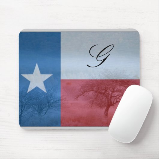 Texas Initialed Mousepad Muismat (Met muis)