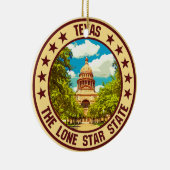 Texas Keramisch Ornament (Rechts)