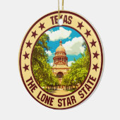 Texas Keramisch Ornament (Links)
