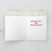 Texas kerst Cowboy Boot Feestdagen Kaart (Binnen)