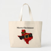 Texas kerstCanvas tas (Voorkant)