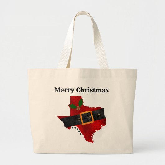 Texas kerstCanvas tas (Voorkant)