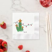 Texas kerstcocktailservet servet (Insitu)