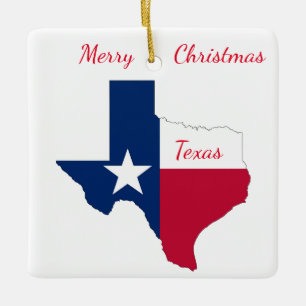 Texas Kerstversiering Keramisch Ornament