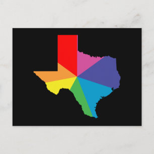 texas kleur burst briefkaart