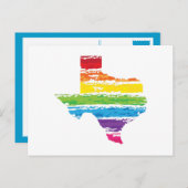 texas kleur burst briefkaart (Voorkant / Achterkant)