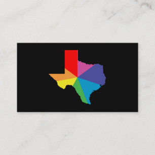 Texas kleurenuitbarsting visitekaartje