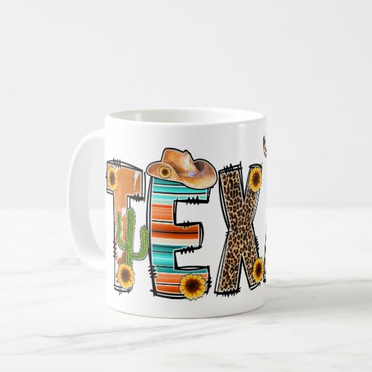 Texas Koffiemok (Voorkant links)