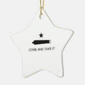 Texas, kom mee. keramisch ornament (Links)