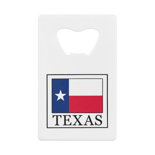 Texas Kredietkaart Flessenopener (Voorkant)