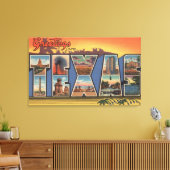 Texas (Land van de Moderne Pioneer) Canvas Afdruk (Insitu (Woonkamer))