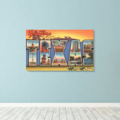 Texas (Land van de Moderne Pioneer) Canvas Afdruk (Insitu (Houten vloer))