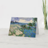 Texas Landschap met Bluebonnets, fijne kunst Kaart (Voorkant)
