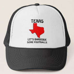 Texas - Laten we wat voetballen barbecuen Trucker Pet