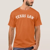 Texas Law geest in het wit T-shirt (Voorkant)