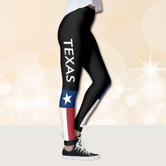 TEXAS L'Étoile Lone Leggings État Rouge Blanc Bleu