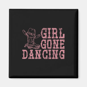 Texas Line Dancing Rodeo Cowboy Gift Line Dance Magneet