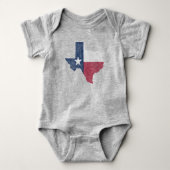 Texas Lone Star Austin Dallas Houston Romper (Voorkant)