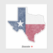 Texas Lone Star  Austin Dallas Houston Sticker (Vel)