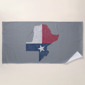 Texas Lone Star Austin Dallas Houston Strandlaken (Voorkant)
