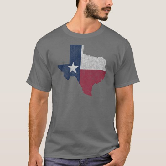 Texas Lone Star  Austin Dallas Houston T-shirt (Voorkant)