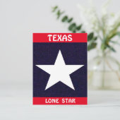 Texas Lone Star Briefkaart (Staand voorkant)