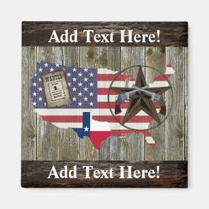 Texas Lone Star Dueling Pistols Meest gezochte Sig Magneet