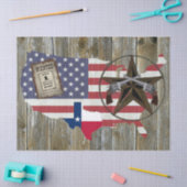 Texas Lone Star Dueling Pistols Meest gezochte Sig Tissuepapier (Craft)