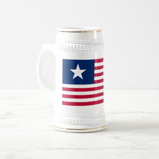 Texas, Lone Star en Stripes Bierpul (Voorkant links)