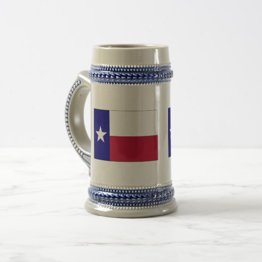 Texas Lone Star Flag Bierpul (Voorkant links)