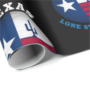 TEXAS LONE STAR FLAG CADEAUPAPIER