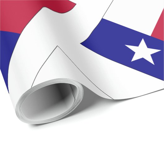 Texas Lone Star Flag Cadeaupapier (Rol Hoek)
