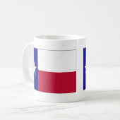 Texas Lone Star Flag Koffiemok (Voorkant links)