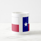 Texas Lone Star Flag Koffiemok (Center)