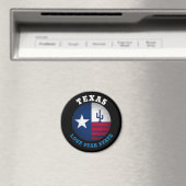 TEXAS LONE STAR FLAG MAGNEET (Insitu (Vaatwasser))