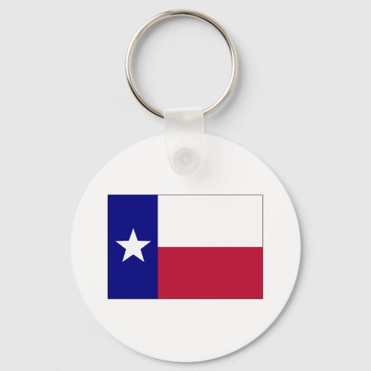 Texas Lone Star Flag Sleutelhanger (Voorkant)